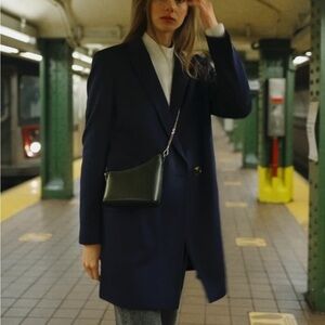 SERRANO Wool Coat Blue  M